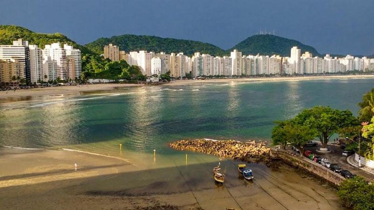 Apartamento Asturias Guarujá Esterno foto
